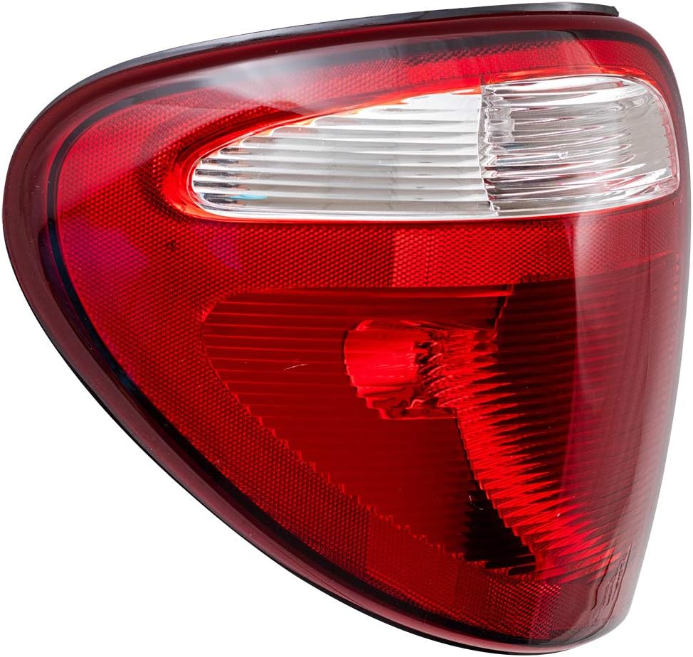 Brock Replacement Driver Tail Light Compatible with 2004-2007 Caravan Town & Country 68241335AA