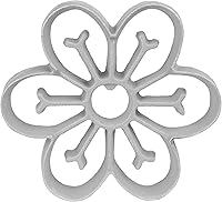 Vista 10 de O'Creme Roseta de Hierro Floral Diseño Triple