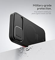 Vista 8 de SURITCH for iPhone 13/14 Case with Magnetic Camera Slide Cover and Adjustable Kickstand, Compatible with MagSafe, Shockproof Bumper Case Slim