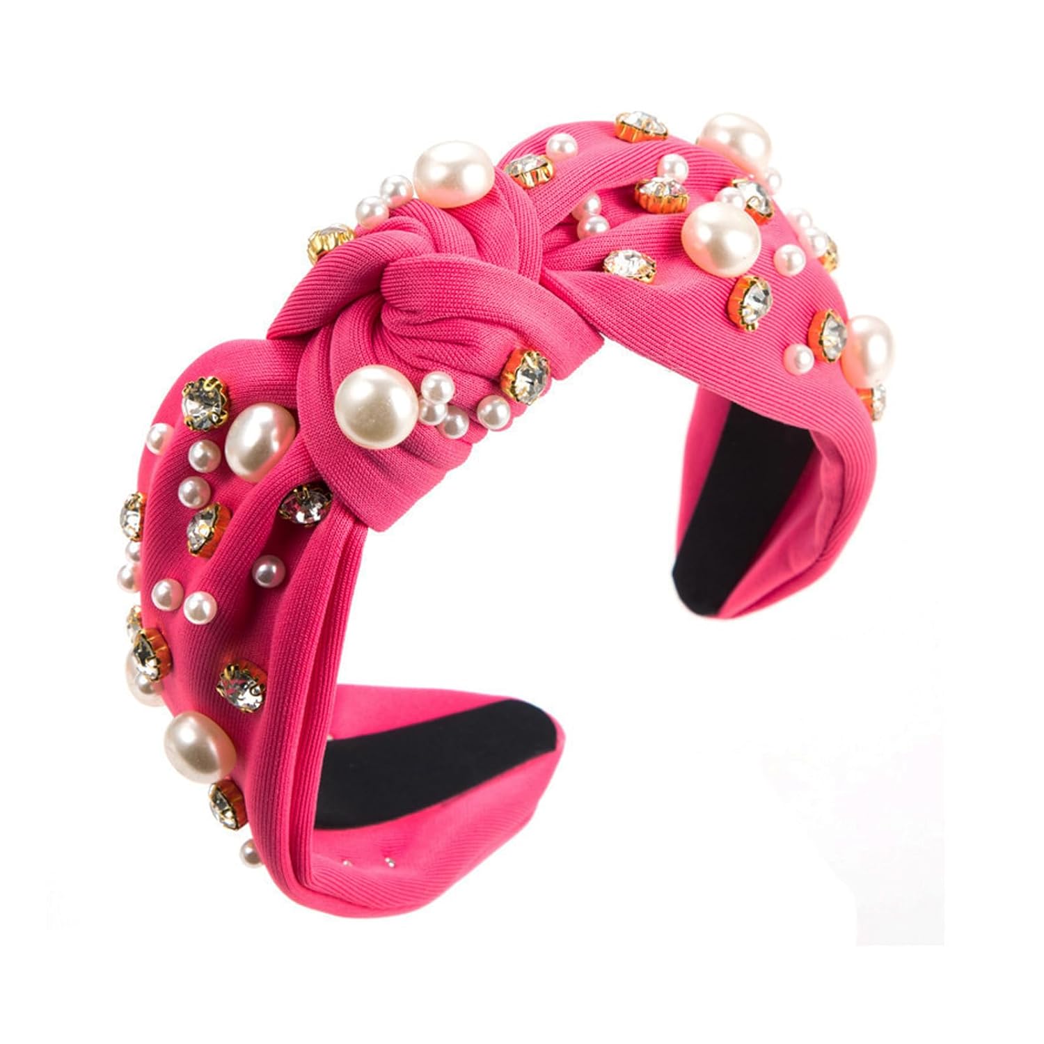Hot Pink Headband for Women Knotted Headband for Women