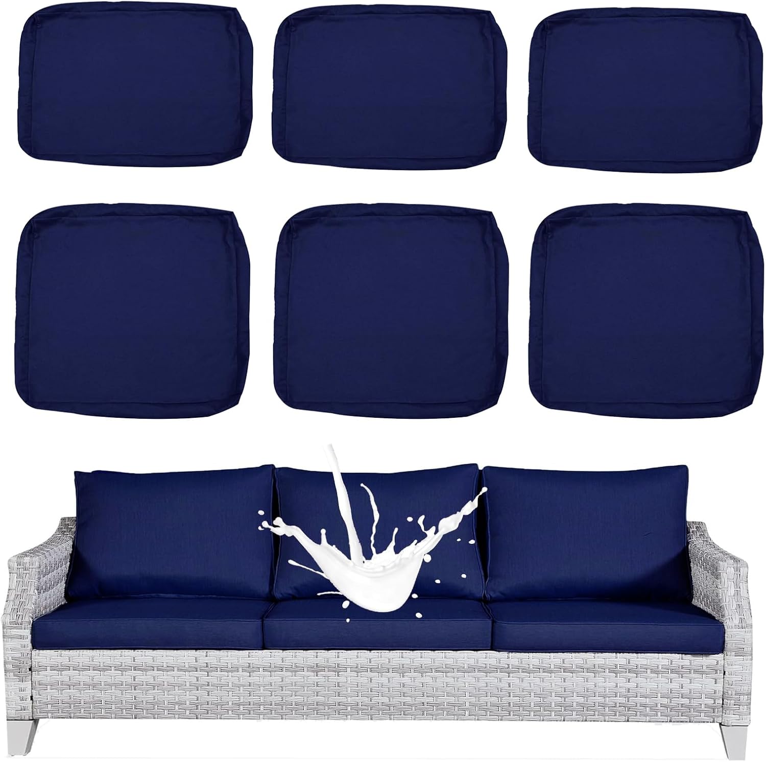 Oslimea Outdoor Patio Cushion Covers Replacement Liberia Ubuy