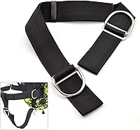 Vista 7 de Almencla Tech Dive 2 pulgadas de ancho cómodo buceo correa de entrepierna accesorios - negro ligero