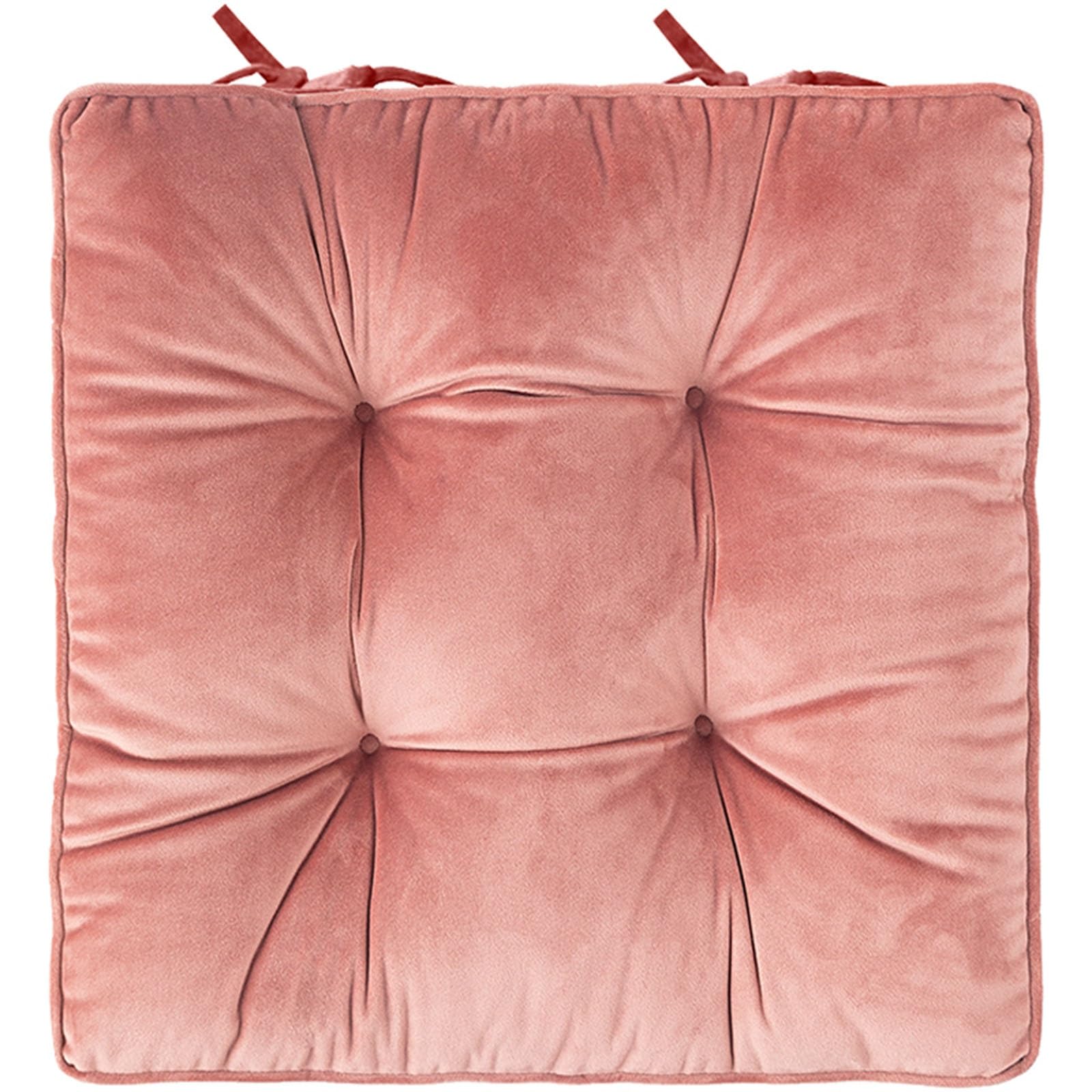 Coussin de chaise salle à manger 43x43x8 cm avec attaches coloris C