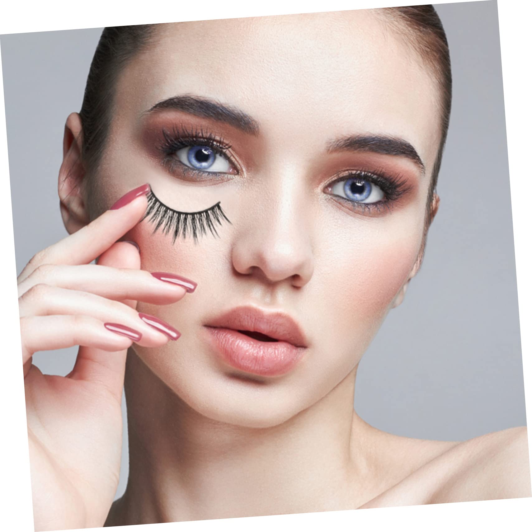 5 Juegos De Pestañas Postizas Individuales Suaves Y Naturales Para Mujer Cómodas Y Ligeras 10 Pares X 5