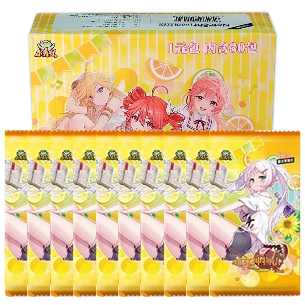 RiTeDei Goddess Story Waifu Cards 1YUAN14, Game Characters Erogenous Girl Goddess Cards Anime Trading Card Box (1-14 10 Packs)