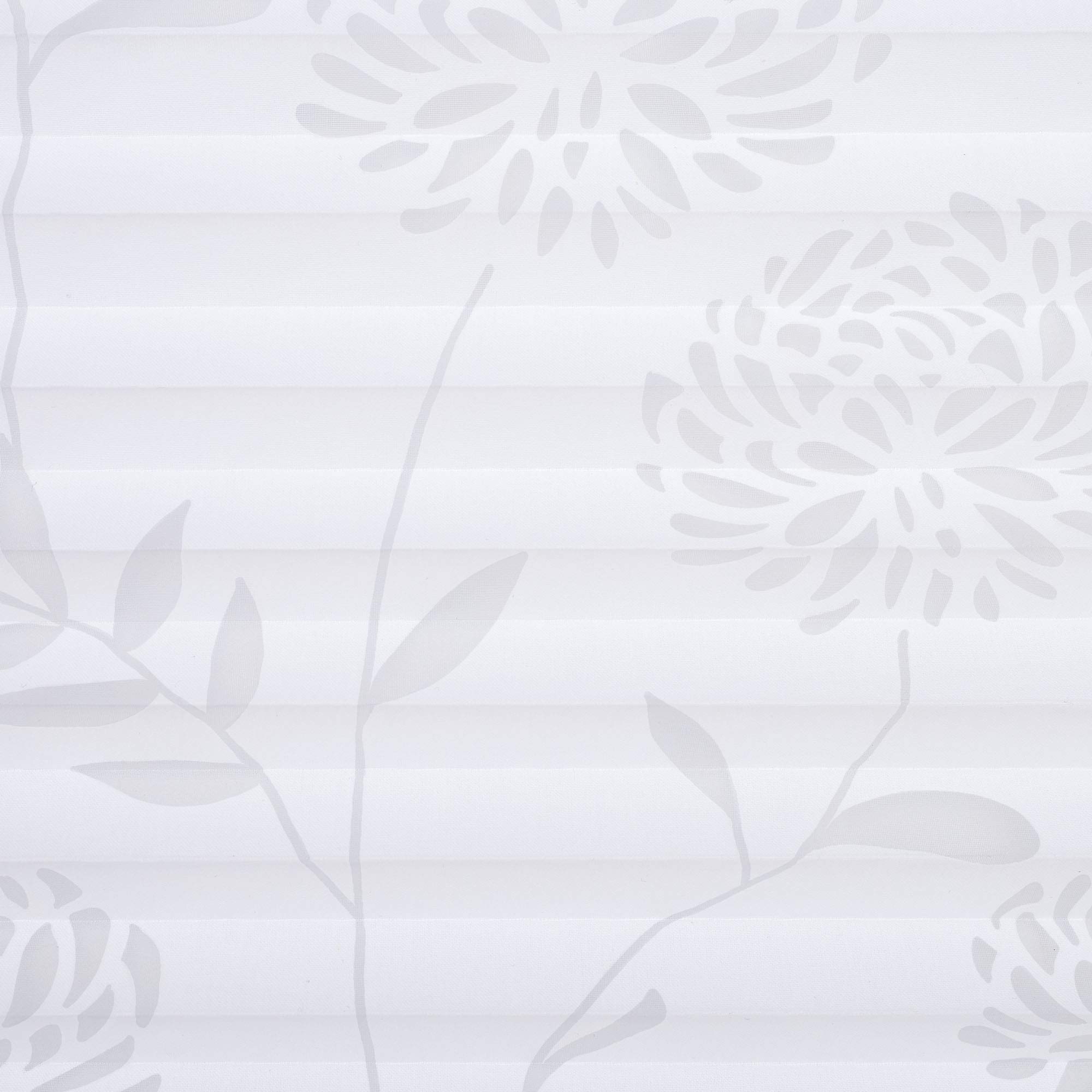 Klemmfix Plissee Ausbrenner Weiss - Breite 40 bis 120 cm, Länge 130 cm und 210 cm - Klemm - Rollo ohne zu Bohren (120 x 130 cm)