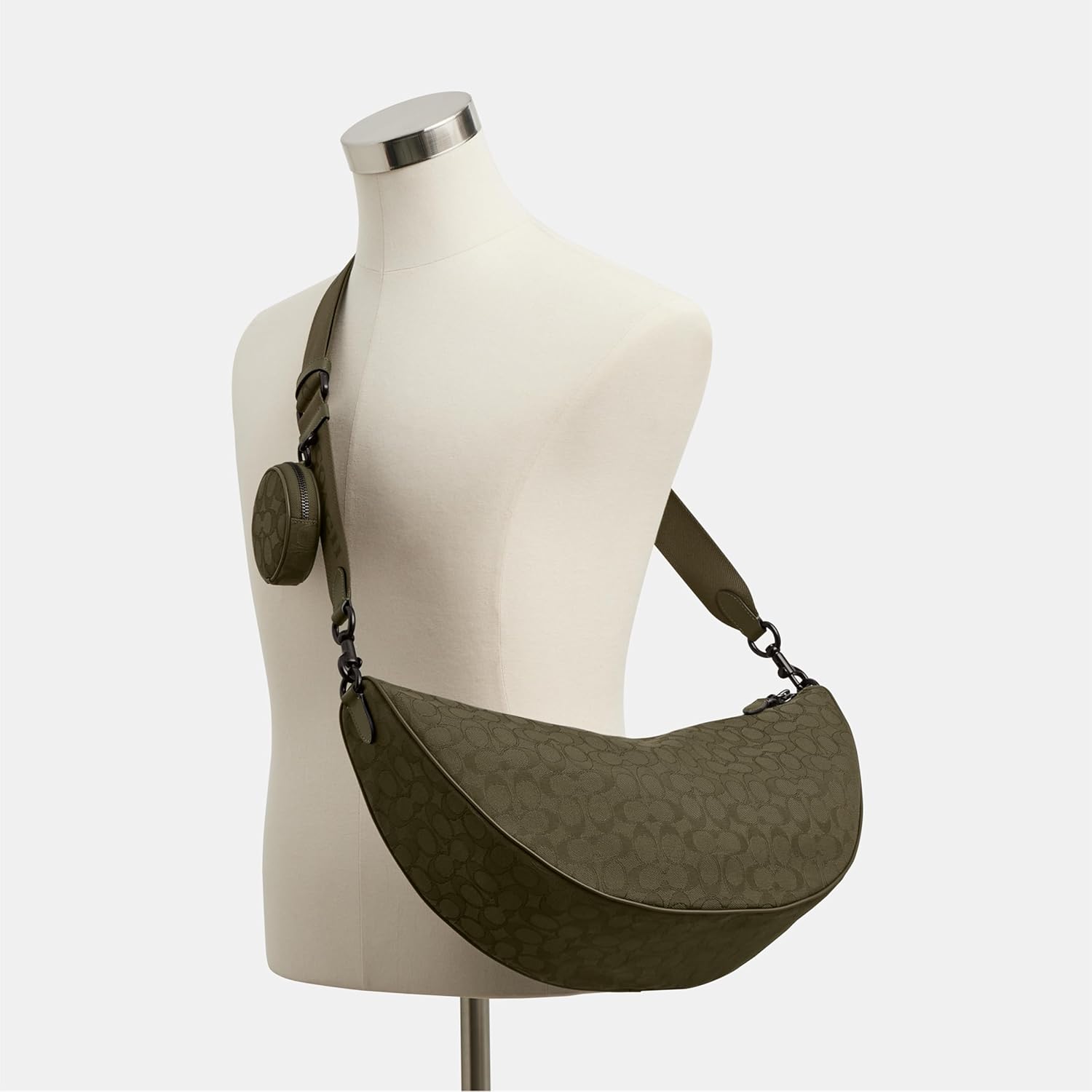 Coach Men's Hall Soft Sling Bag 45 in Signature Jacquard
