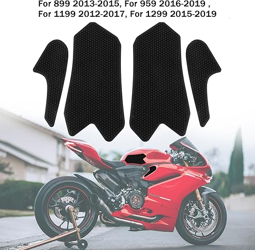 Miniatura 2 de Protector de rodilla de tracción lateral de tanque de gas anticalentado, almohadilla antideslizante para Panigale 899 2013-2015, para 959 2016-2019,