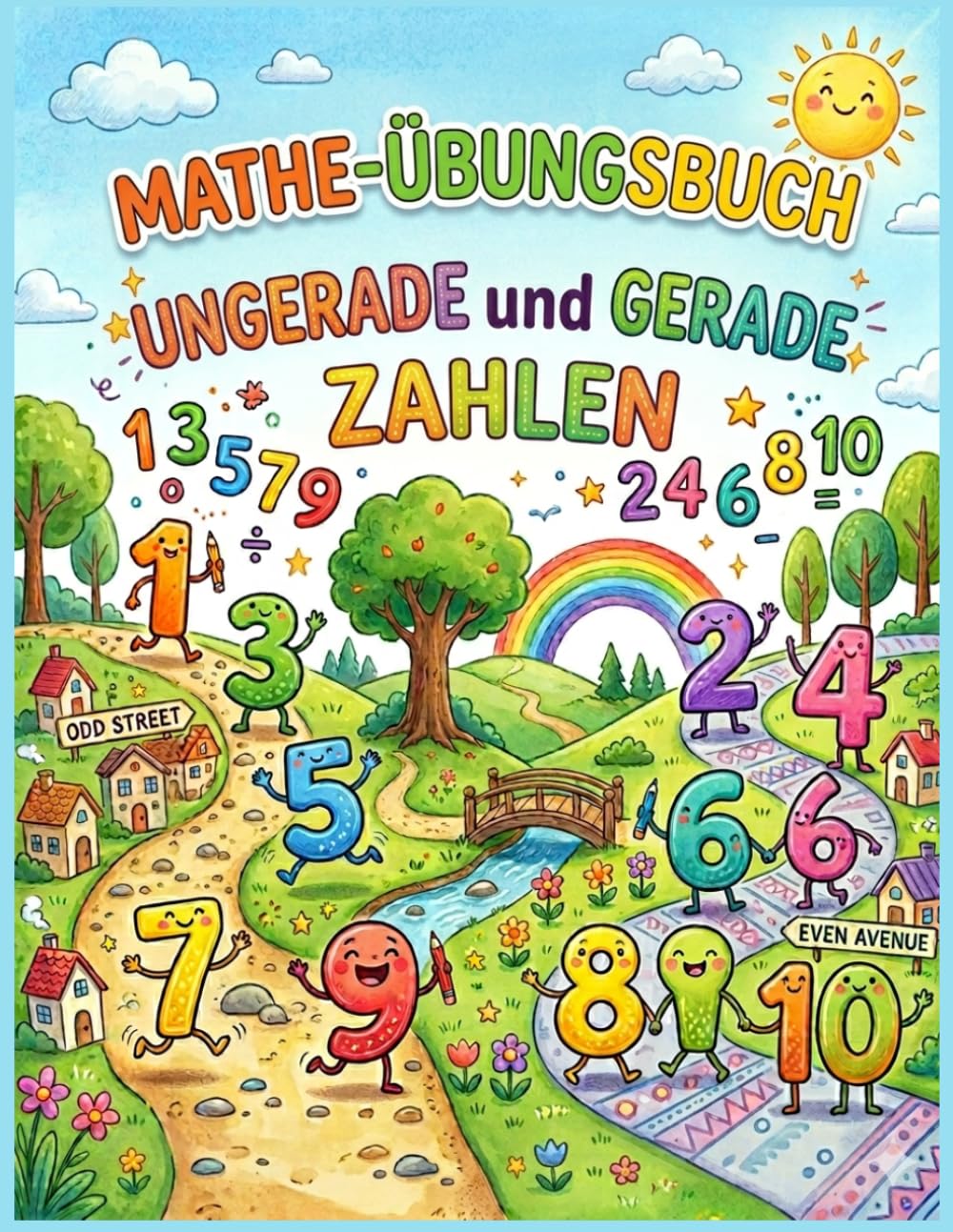 Mathe-Arbeitsbuch ungerade und gerade Zahlen: Addition und Subtraktion Arbeitsbuch für Double, Dreifach und mehrstellig, Mathebuch für gerade und ... 4. Klasse (Spiele & Aktivitäten, Mathematik)