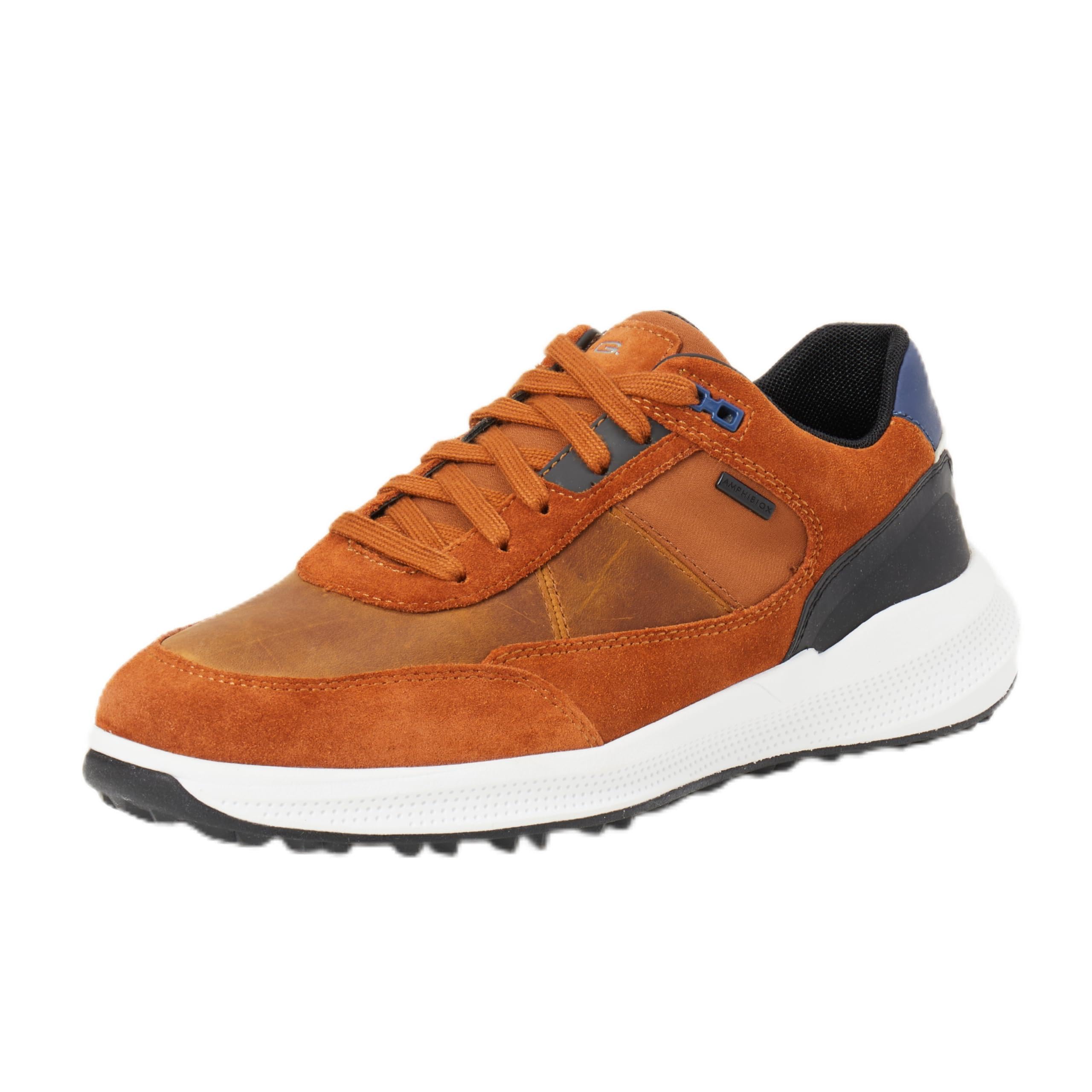 Geox Men's U Pg1x B ABX ASneaker, Cognac, 10.5 UK