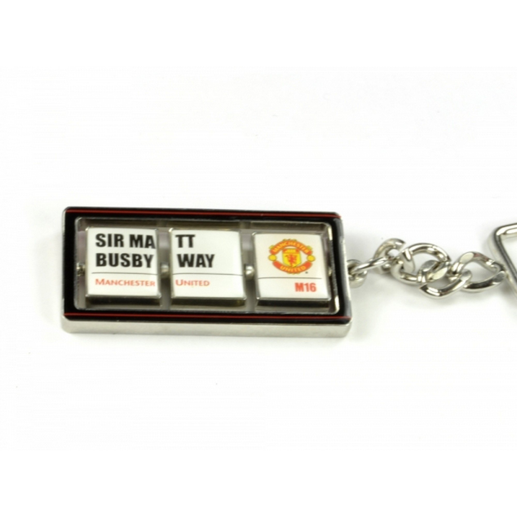 FC Man Utd Spinner Keyring, Adults, Unisex, Multicoloured (Multicoloured), One Size