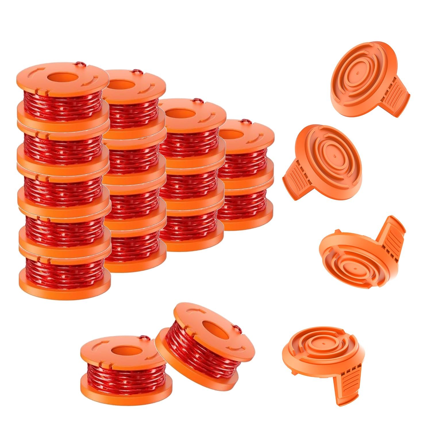 Bobines WA0010 Worx pour éviter les casses répétitives de fil sur vos bordures en pierre