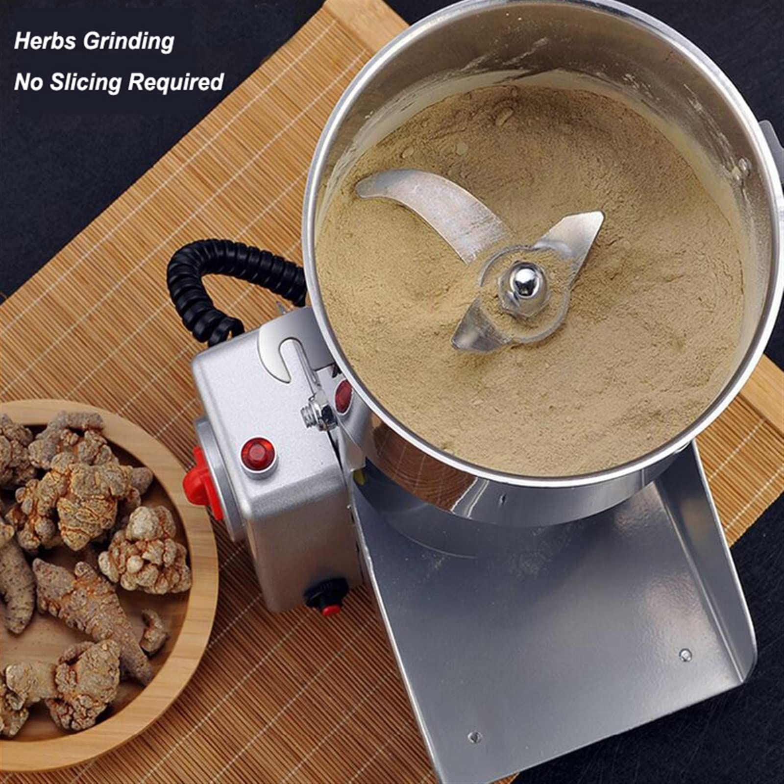 DieffematicKF Ekspresy do kawy Big Capacity 800G Herb Grinder Coffee Machine Grain Spices Mill Dry Food Grinder