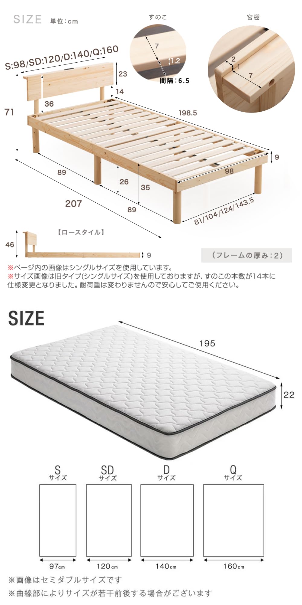 Amazon｜タンスのゲン ベッド シングル マットレス付き ポケットコイル