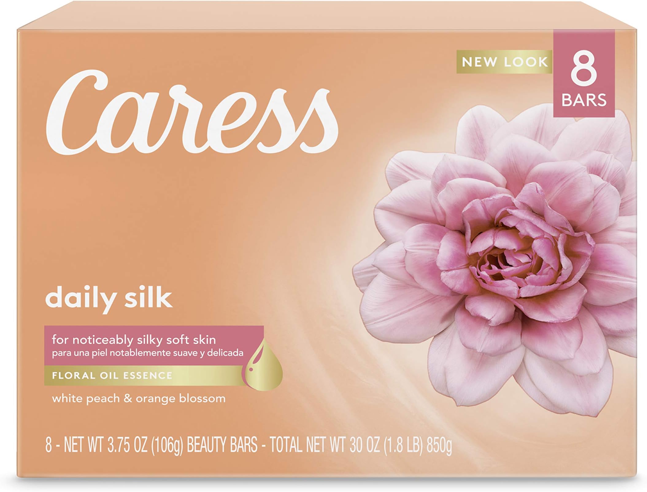 Moisturizing Beauty Bar, Daily Silk, 4.25 oz, 8 ct