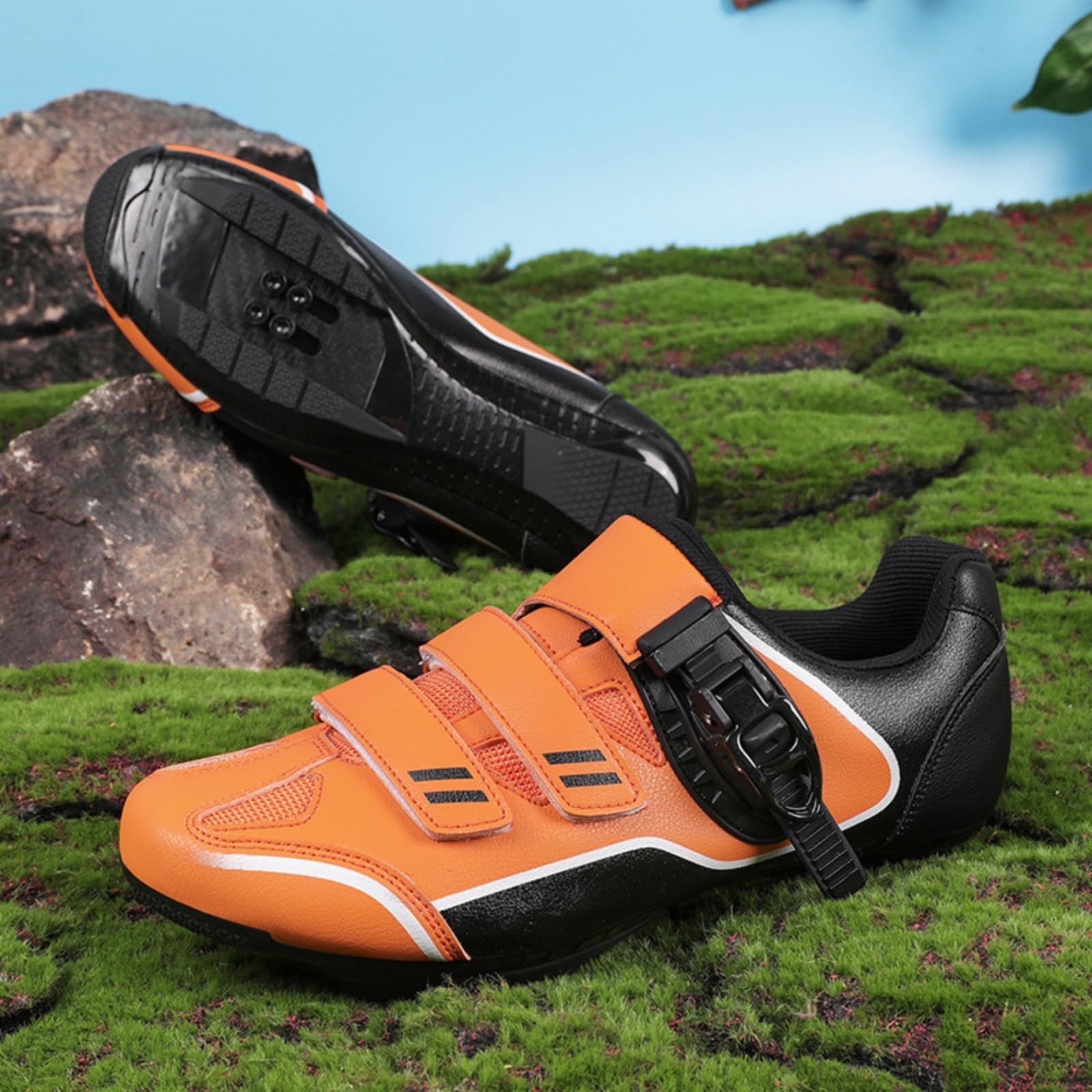 Mateju Zapatillas Ciclismo MTB Hombre Mujer 36-47 EU Bicicleta de Montaña con Calas Respirables Antideslizantes