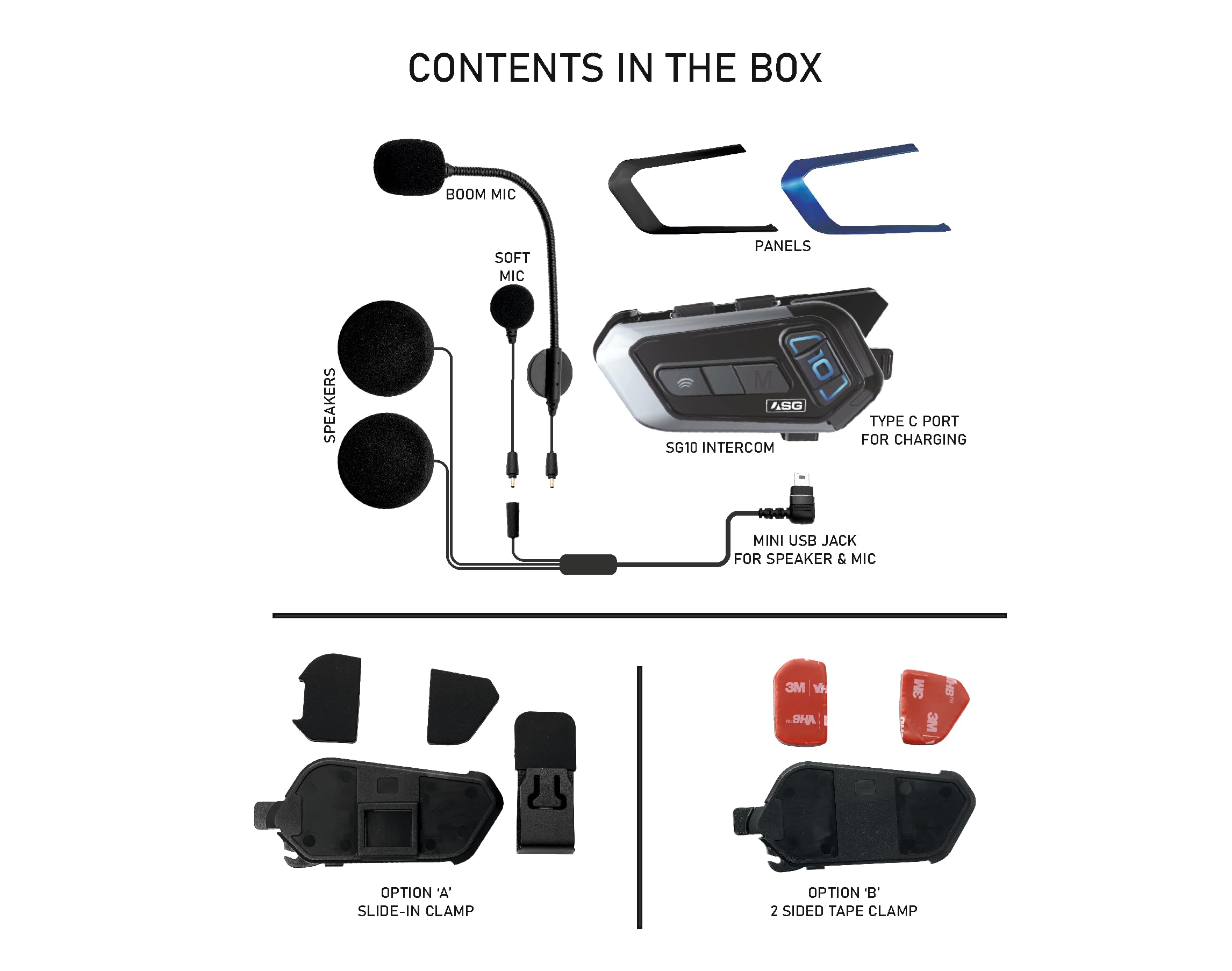 Helmet Intercom Asg Bluetooth For Helmet Asg Bluetooth Intercom
