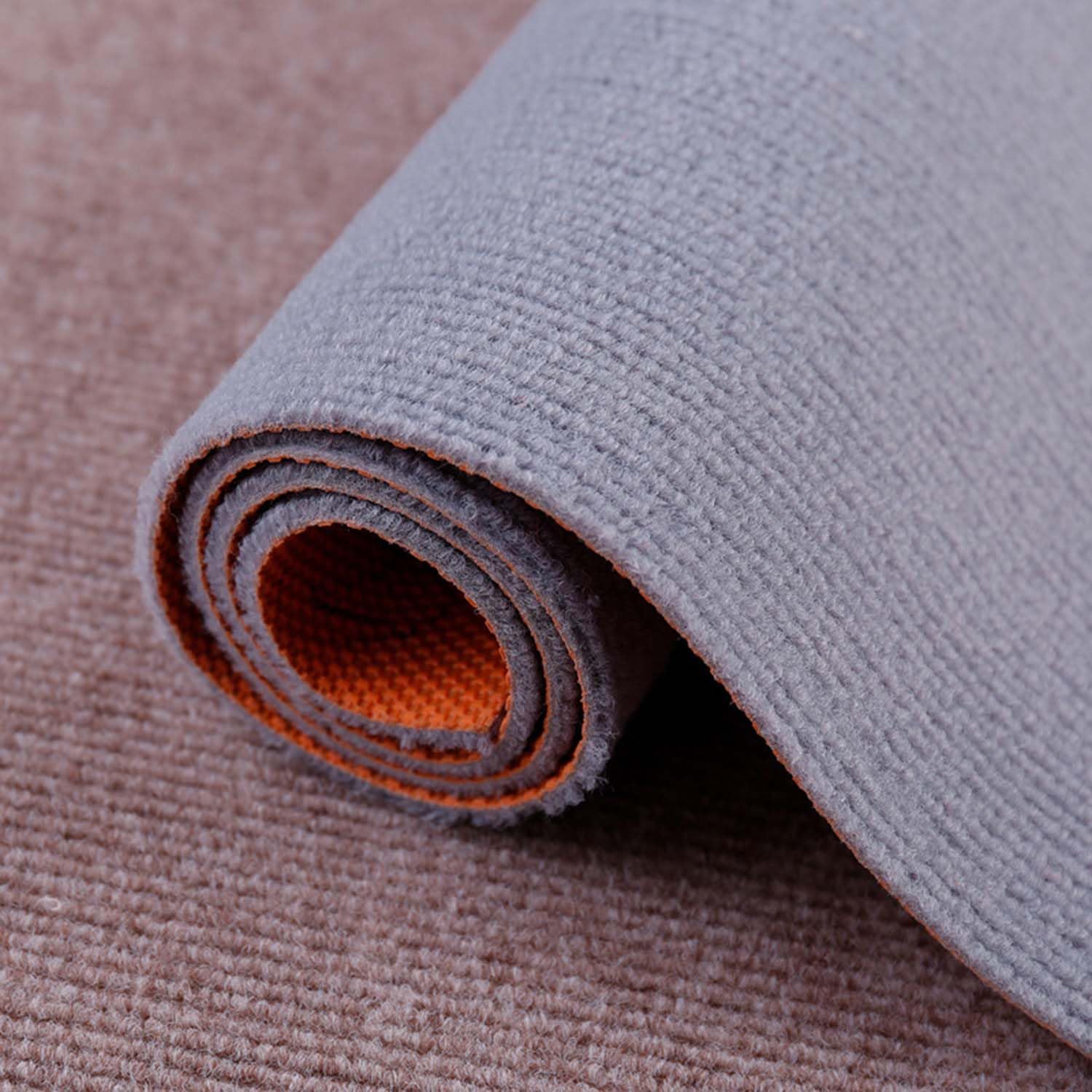 Tapis de chaise doux et découpable pour protéger le tapis - Lavable - Pour salon et couloir - Antidérapant - Anti-bruit - Gris clair - 100 cm x 120 cm