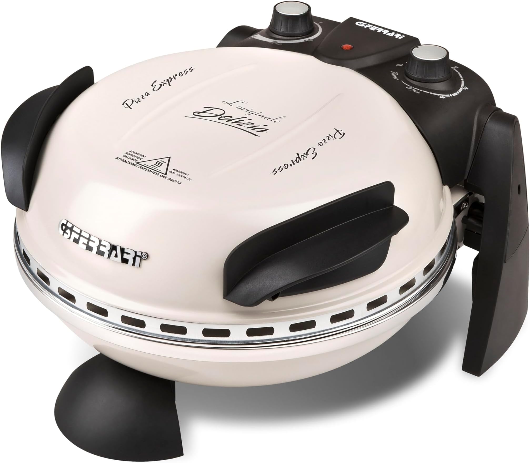 Ariete 3901 Pizzaofen Da Gennaro - 2200W Bis 430°C Mit Schamottstein