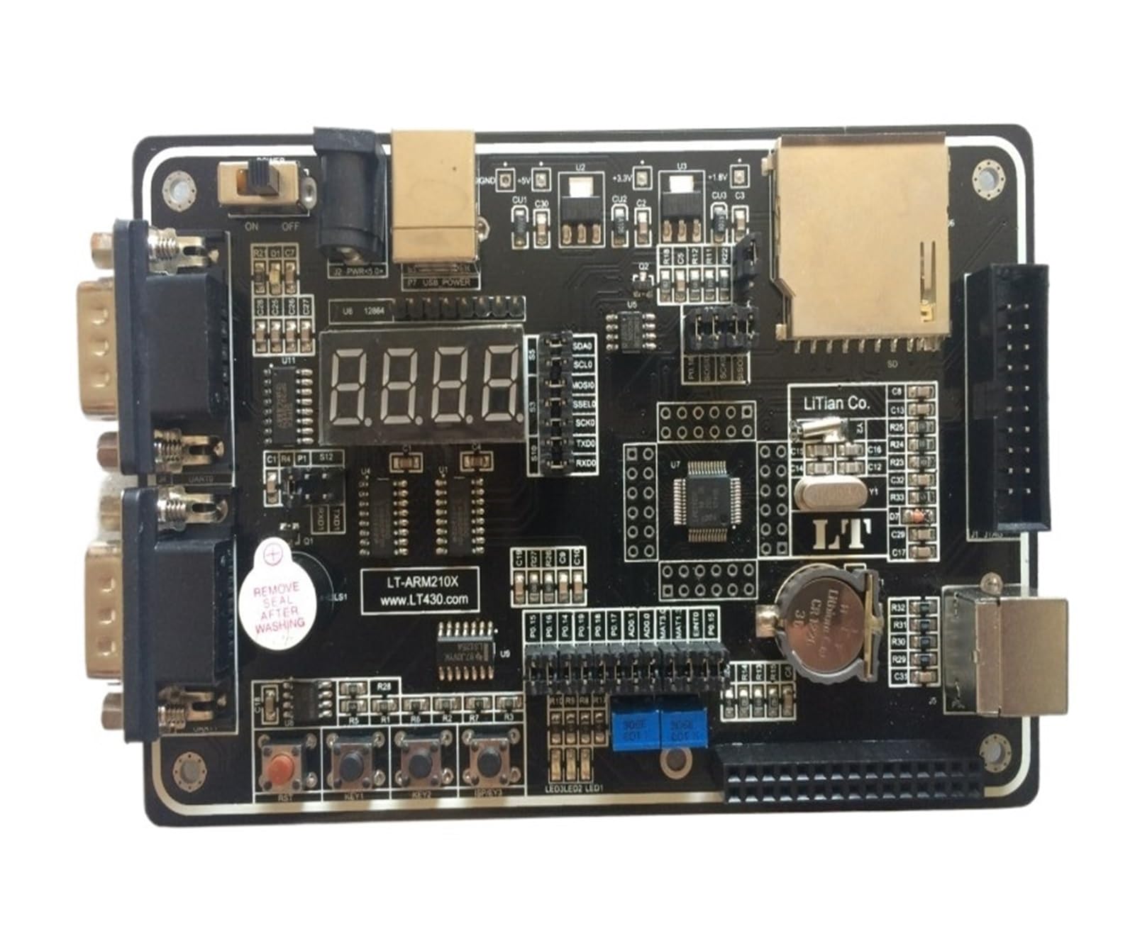 LPC2103 kit d'apprentissage électronique LCD12864 module d'évaluation Easy2103