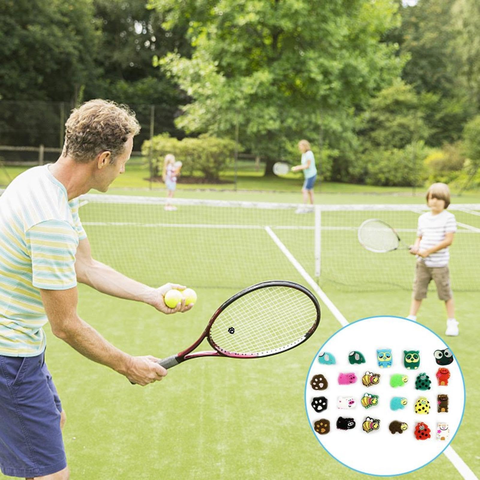 Ammortizzatori Tennis Set Multi Modello Ad Alta Elasticità Portatile
