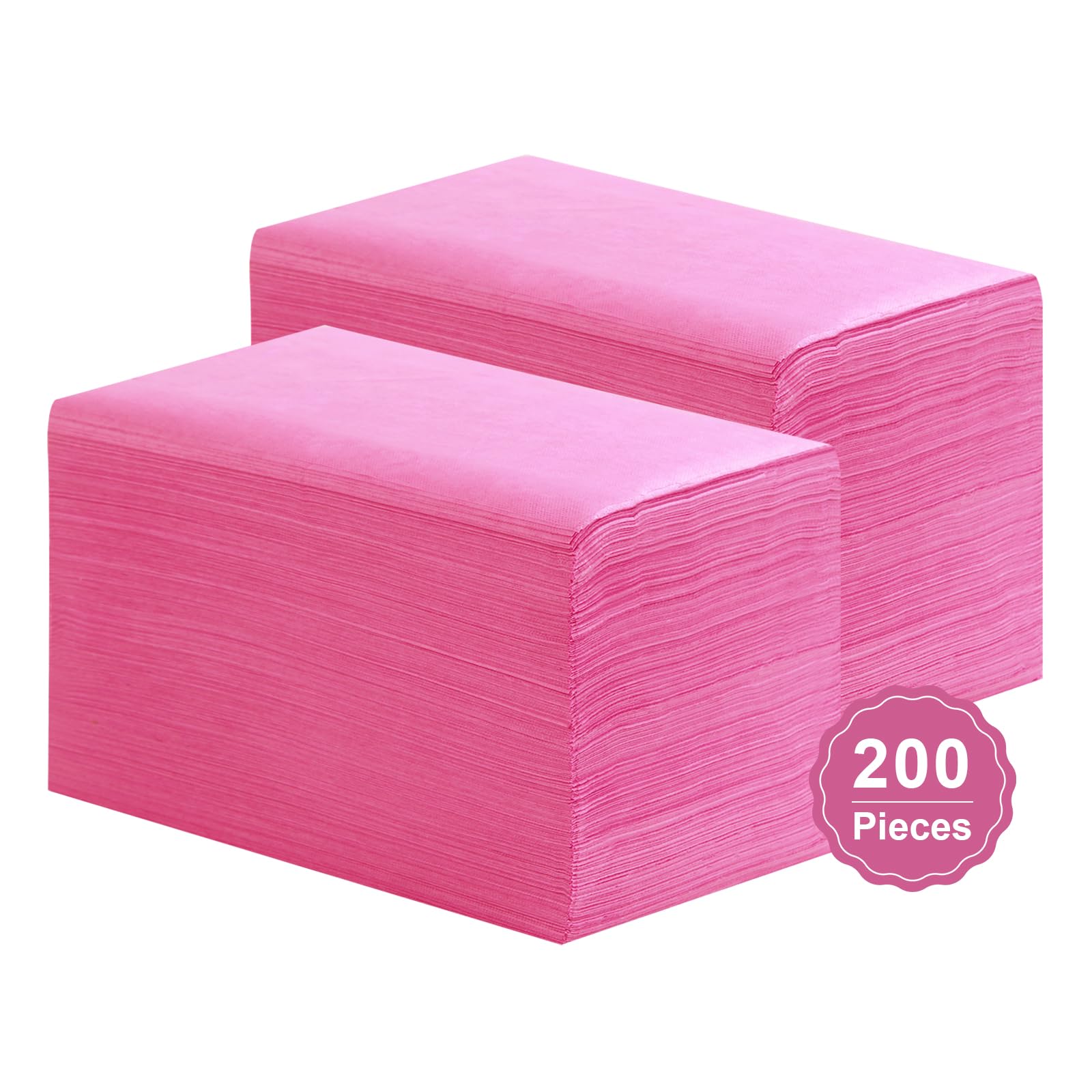 200 sábanas desechables de 31 x 71 pulgadas para mesa de masaje, no tejidas, fundas de cama de spa, impermeables, transpirables, desechables, para spa, tatuajes, salones de belleza, hoteles (rosa)