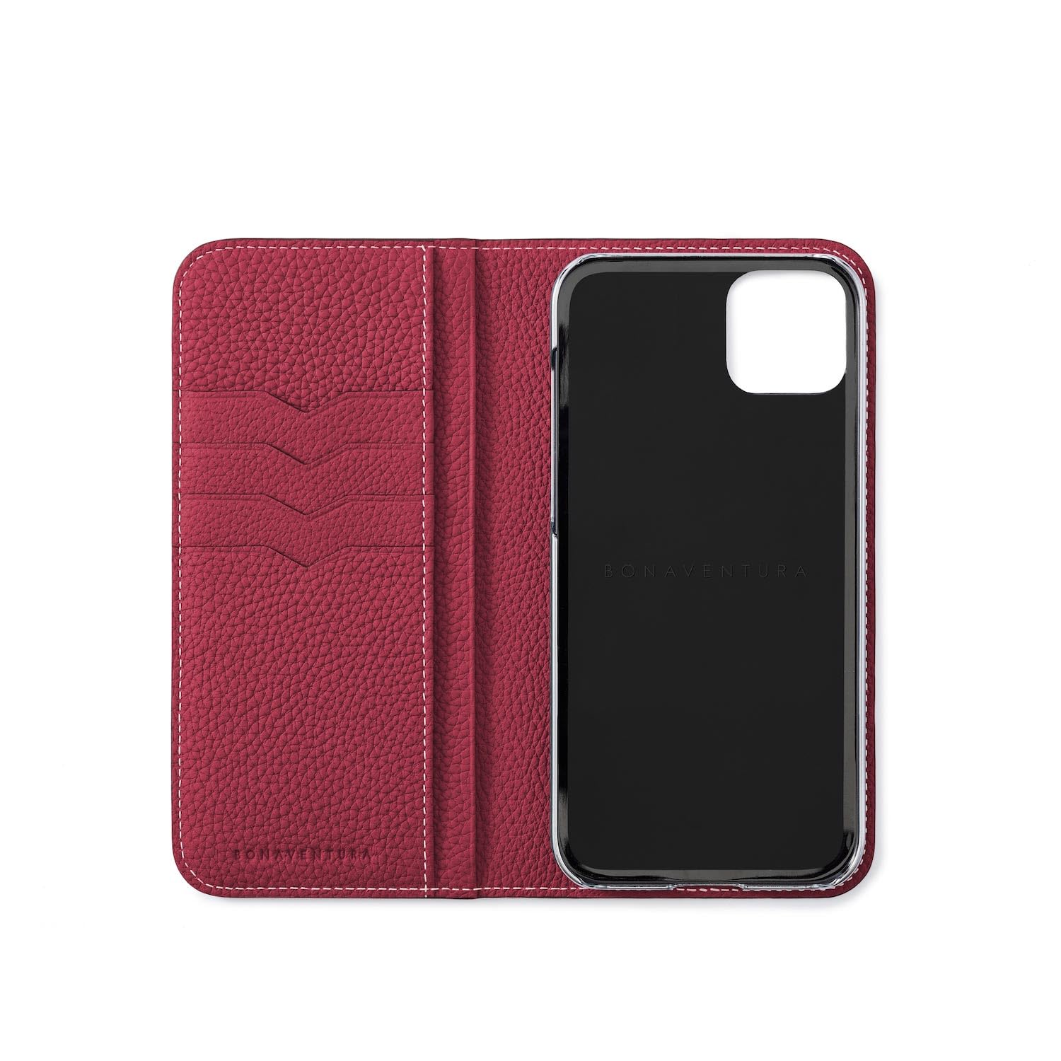 Amazon.com: BONAVENTURA】(for iPhone14Plus Diary iPhone Case [Red