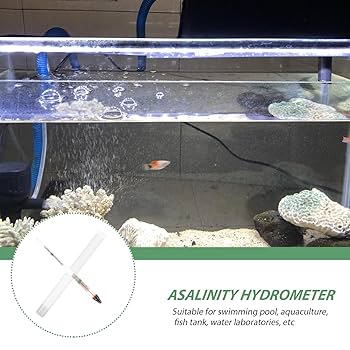 thumbnail interactive-video image 1 of Toddmomy 1 Set Sea Water Density Meter Fish Tank Salt Water Gravimeter 1 of 11
