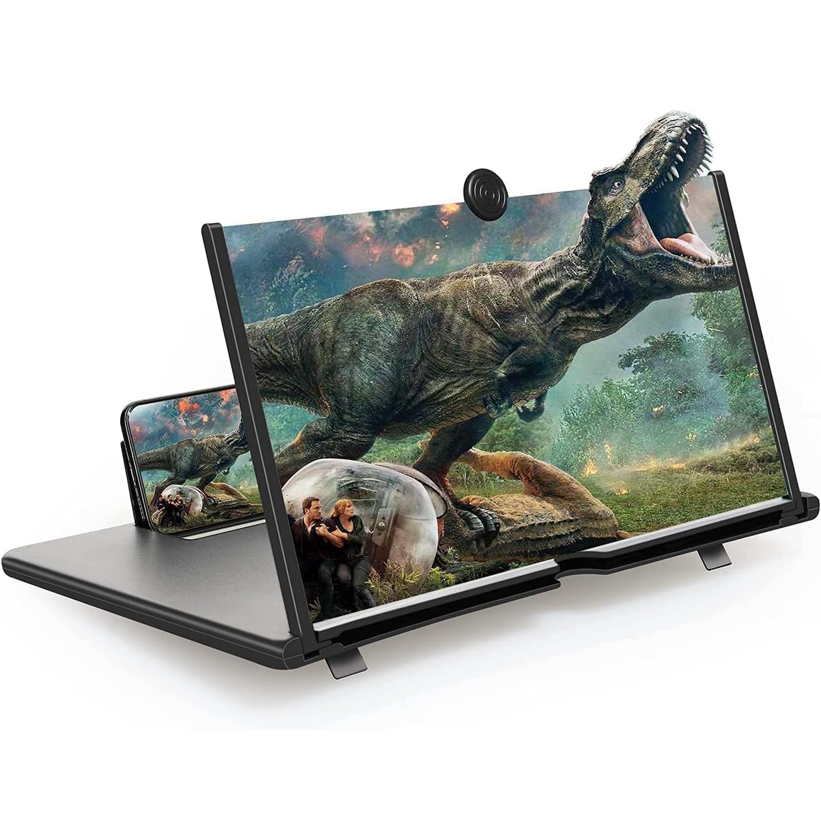 Bildschirmlupe für Handy, 20 Zoll Handy bildschirmlupe, Anti-blaulicht 3D HD Handy vergrößerungs Bildschirm, Bildschirm Lupe Handy,für das ansehen von filmvideos