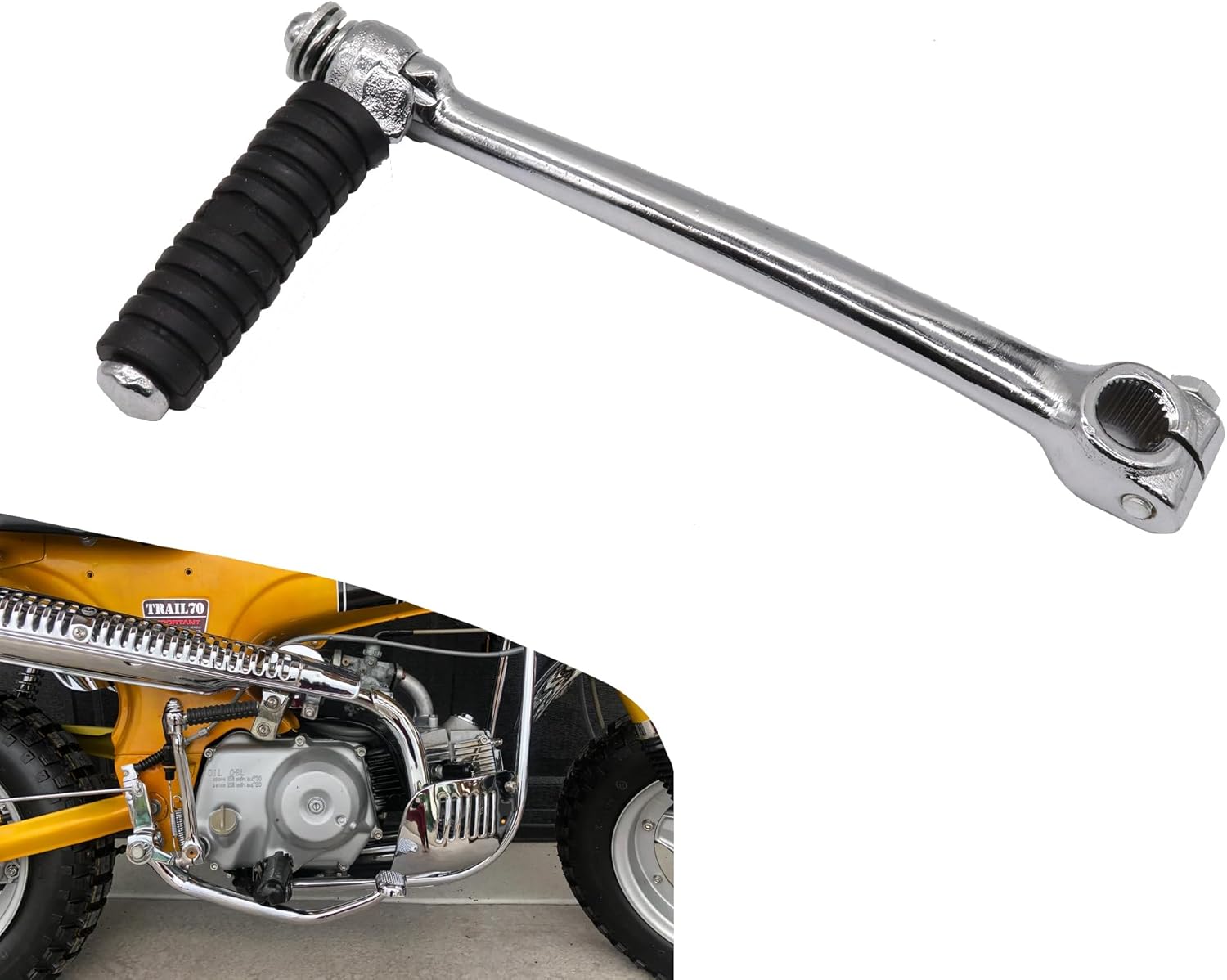 Royal Sun Kickstart Lever Starter Compatible with Honda Z50 Mini Trail C70 CT70 SL70 XL70 CT90 S90 ST90 CS90 CS SL ST CT 70 90 Kick Starter Lever Part Number 28300-028-000