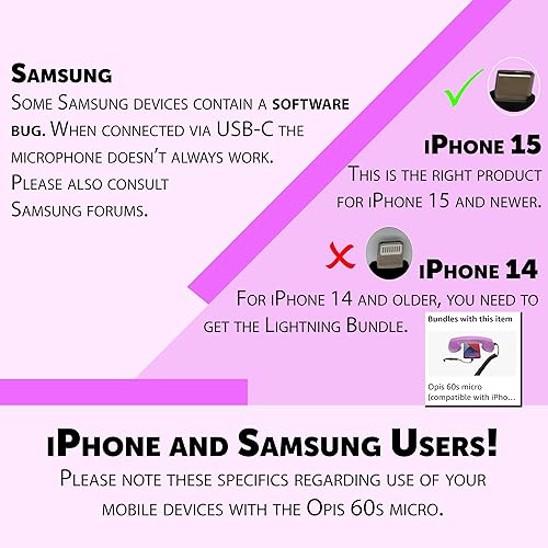 Miniatura 5 de Opis 60s Micro Retro Teléfono Auricular para Teléfono Celular (Rosa)