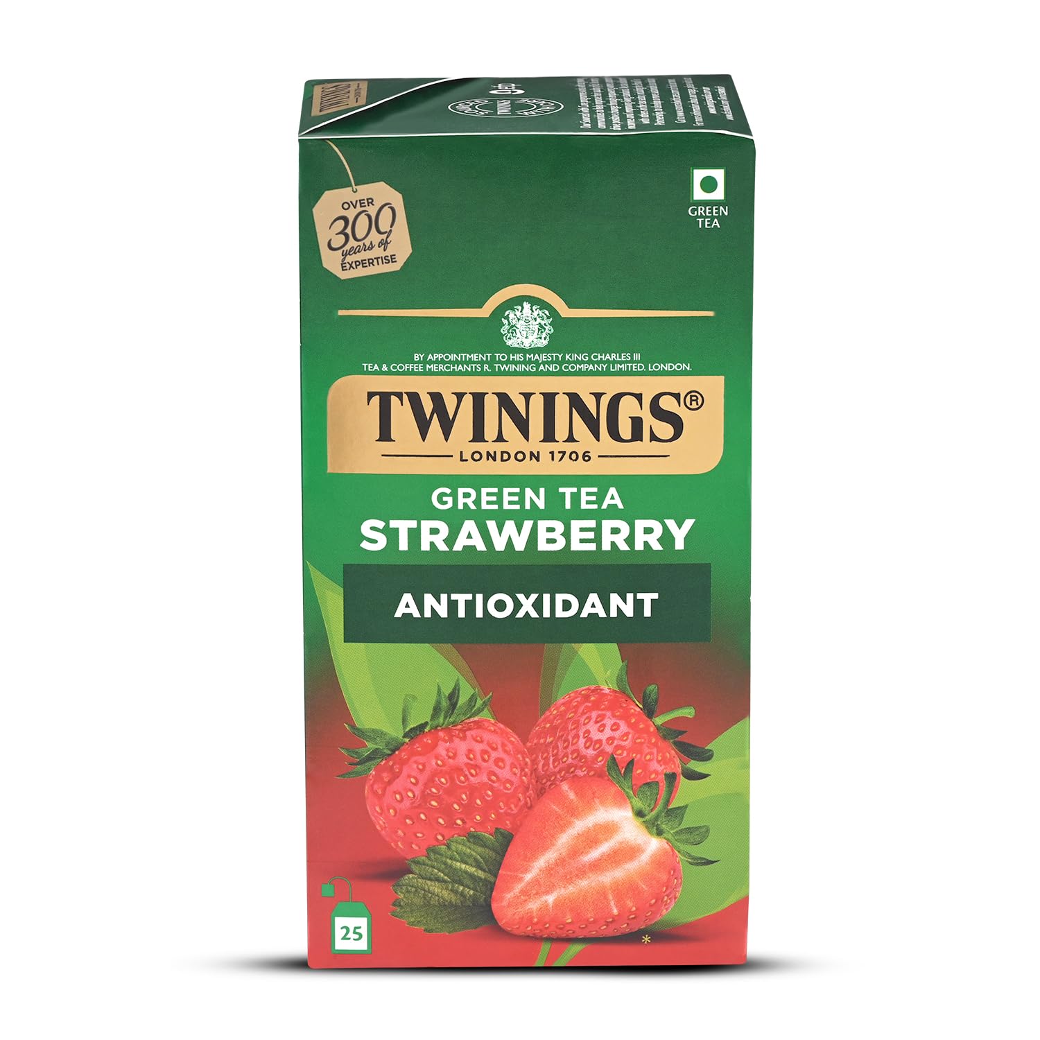 Twinings Green Tea & Strawberry, 25 Tea Bags| Pack of 1| Perfectly Balanced & Refreshing Taste| Light, Fruity Flavour| Low Calorie| Handpicked Green Tea Leaves| Enjoy as Hot or Iced Tea-image-43