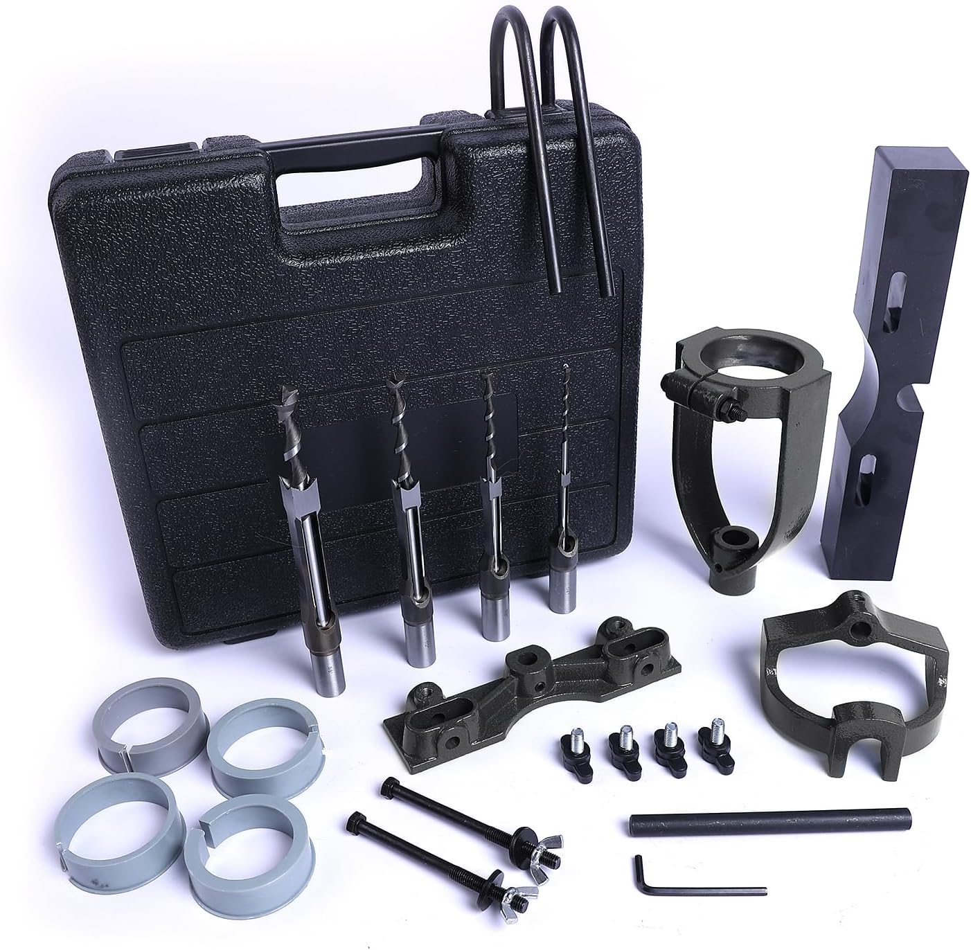 LNROEK Mortising Attachment for Drill Press, Mortise and Tenon Tools