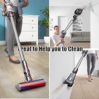Italdos Teleszkópos Cső Dyson V11 V10 V15 V8 V7 Kompatibilis 73cm Ezüst 6