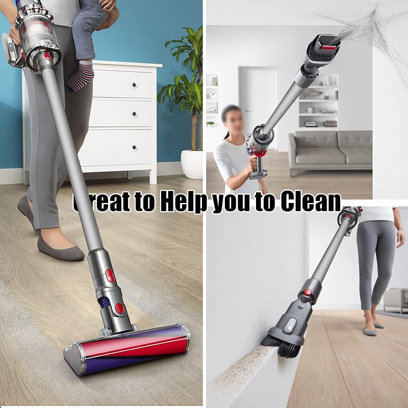 Italdos Teleszkópos Cső Dyson V11 V10 V15 V8 V7 Kompatibilis 73cm Ezüst