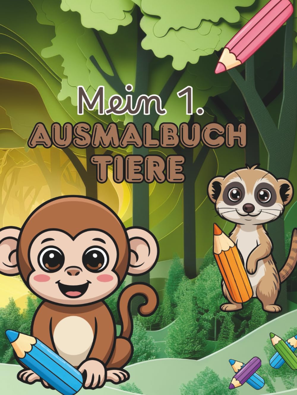 Mein Tier-Malbuch