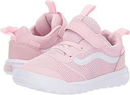 girls pink and white vans