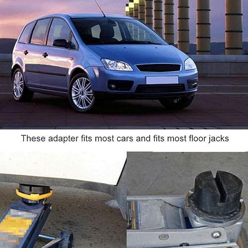 Miniatura 6 de Jack Pad Adapter Jack Disk Rubber Pad Pinch Weld Side Cojín de goma para la mayoría de los ascensores de automóviles