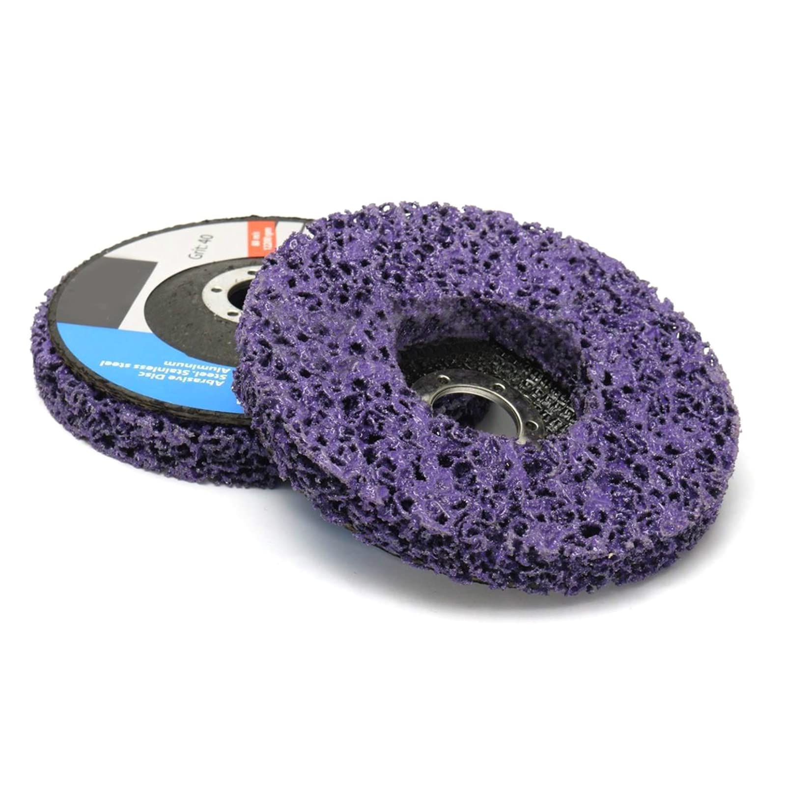 125 mm Schleifscheiben, Klett Schleifscheiben, Schleifpapierscheibe, Schleifpapier Fächerscheiben für Stabschleifer, Winkelschleifer