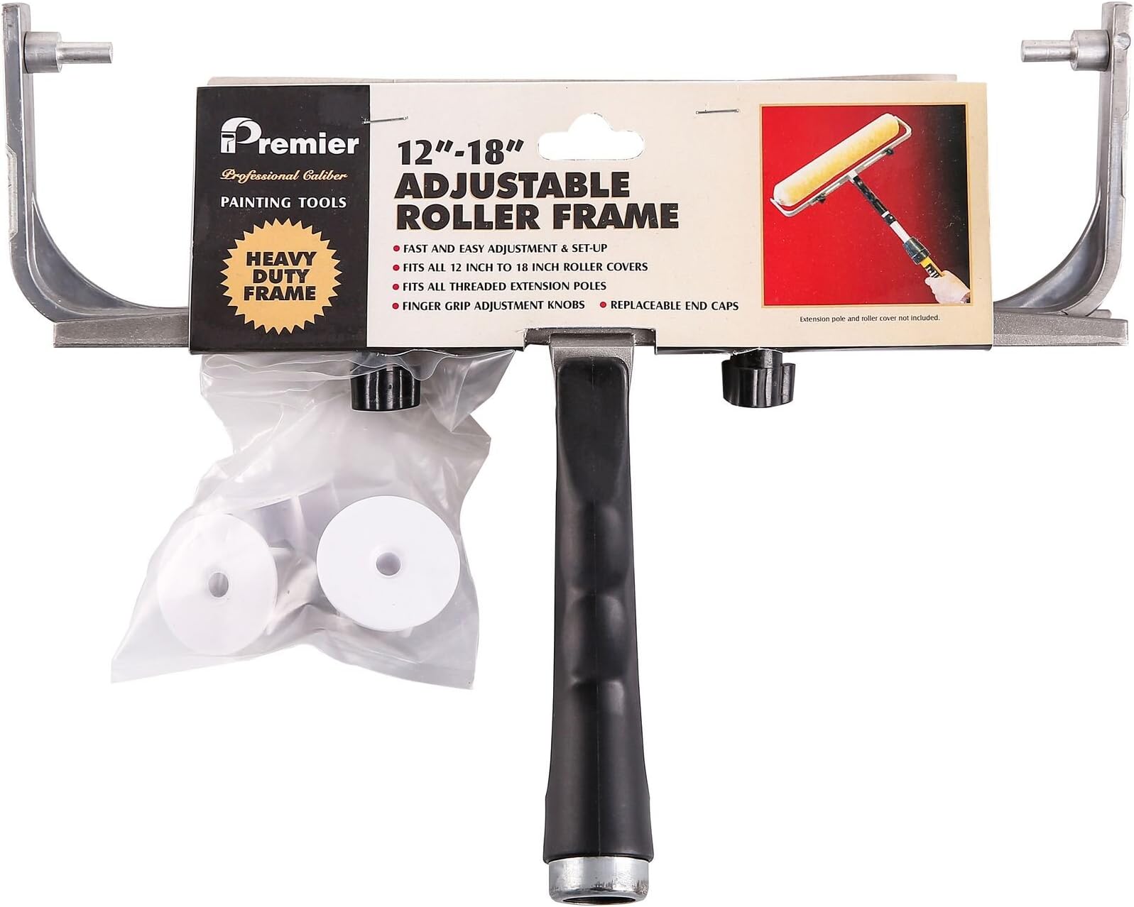 PREMIER PAINT ROLLER Premier 12"-18" Adjustable Pro Roller Frame for Large Surfaces, 1900
