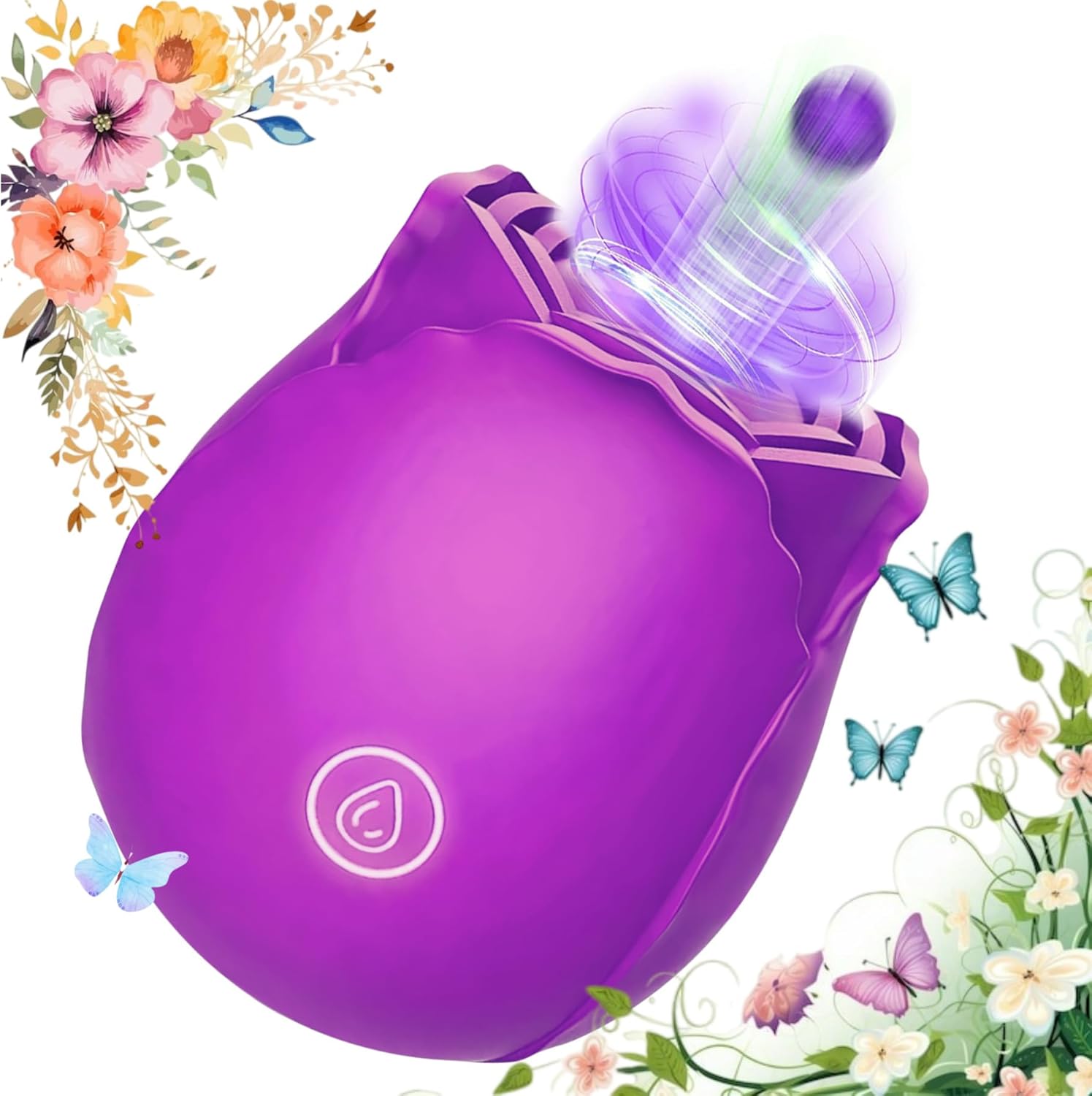 Rose Vibratoar 2025 Newly Rose Toy Suction Tool 10 Speeds Clitioral Sucker Vibrates Suction Viboators for Woman,Rose Adult Tool for Women Viboators Toys Purple-2