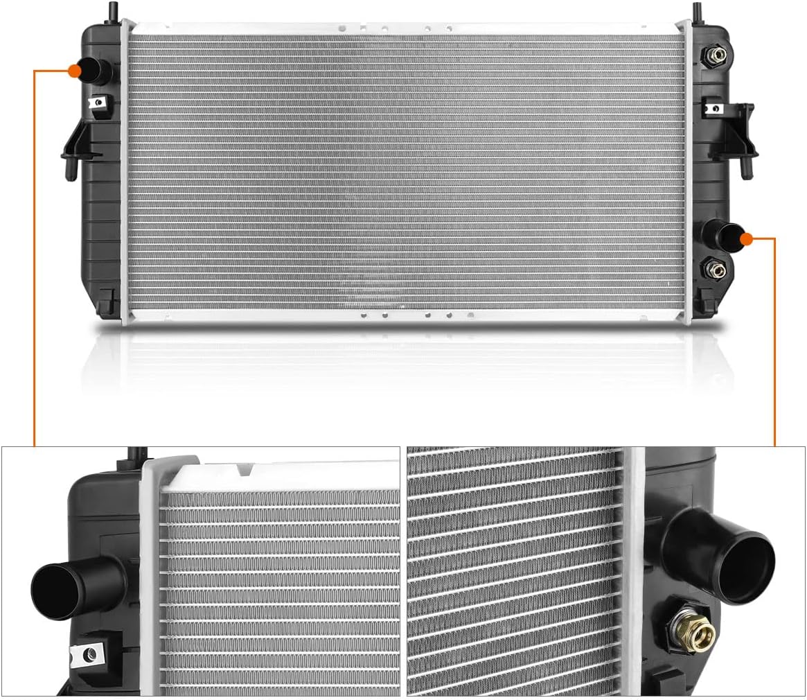 OE Style 1-Row Aluminum Radiator Compatible with Buick Lucerne 3.9L 2009-2011,DPI 13267