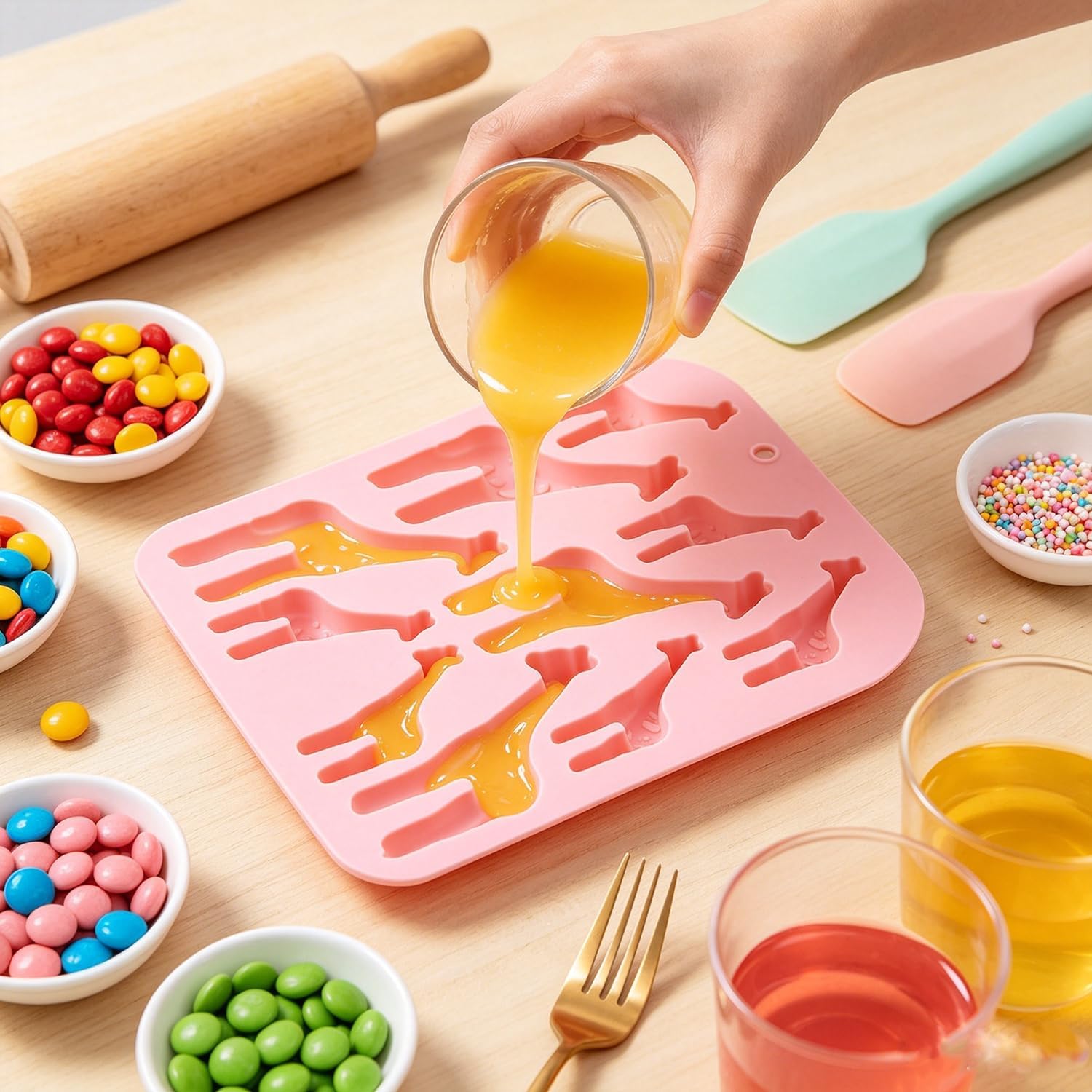 Giraffe Silicone Candy Molds Giraffe Shape Mold For candy Chocolate