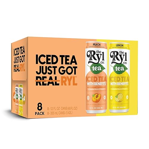 Miniatura 12 de Ryl - Paquete de Té Helado Front Porch, Té Dulce y Half N' Half – Supermezcla Antioxidante, Sin Ingredientes Artificiales, Cero Azúcar, Cinco
