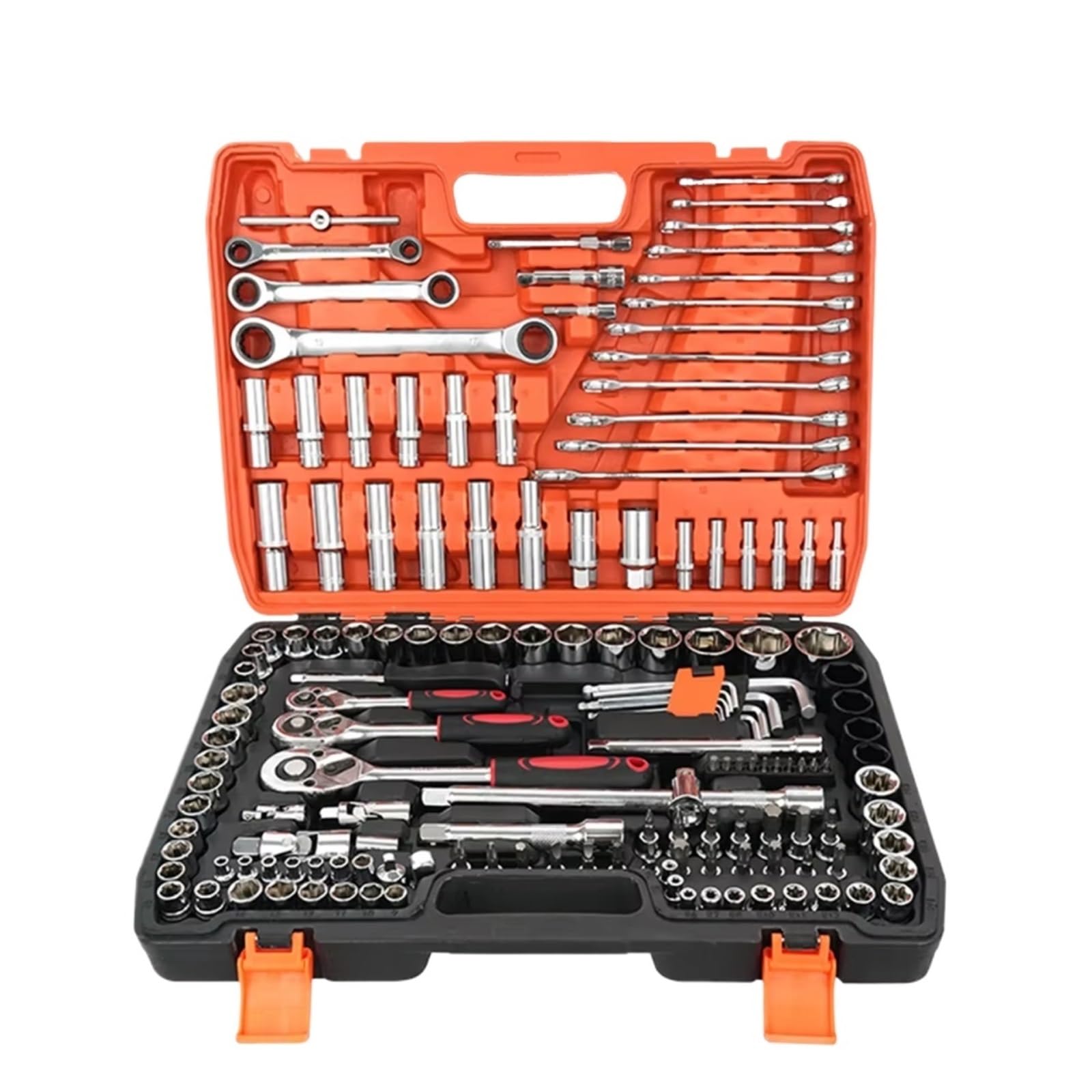 Maletín herramientas multiusos Juego Herramientas Mano Para El Hogar Juego Herramientas Reparación De Automóviles Juego De Llaves De Tubo Destornillador De Trinquete 151 Uds.