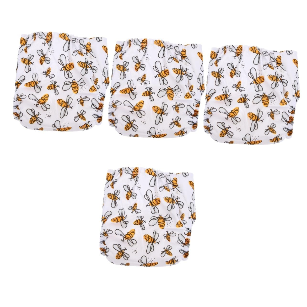 TOYANDONA 4 Piezas pantalón de pañal lavable ropita bebe recien nacido reutilizables para bebe de tela para recién nacidos ventosas recién nacido infantiles