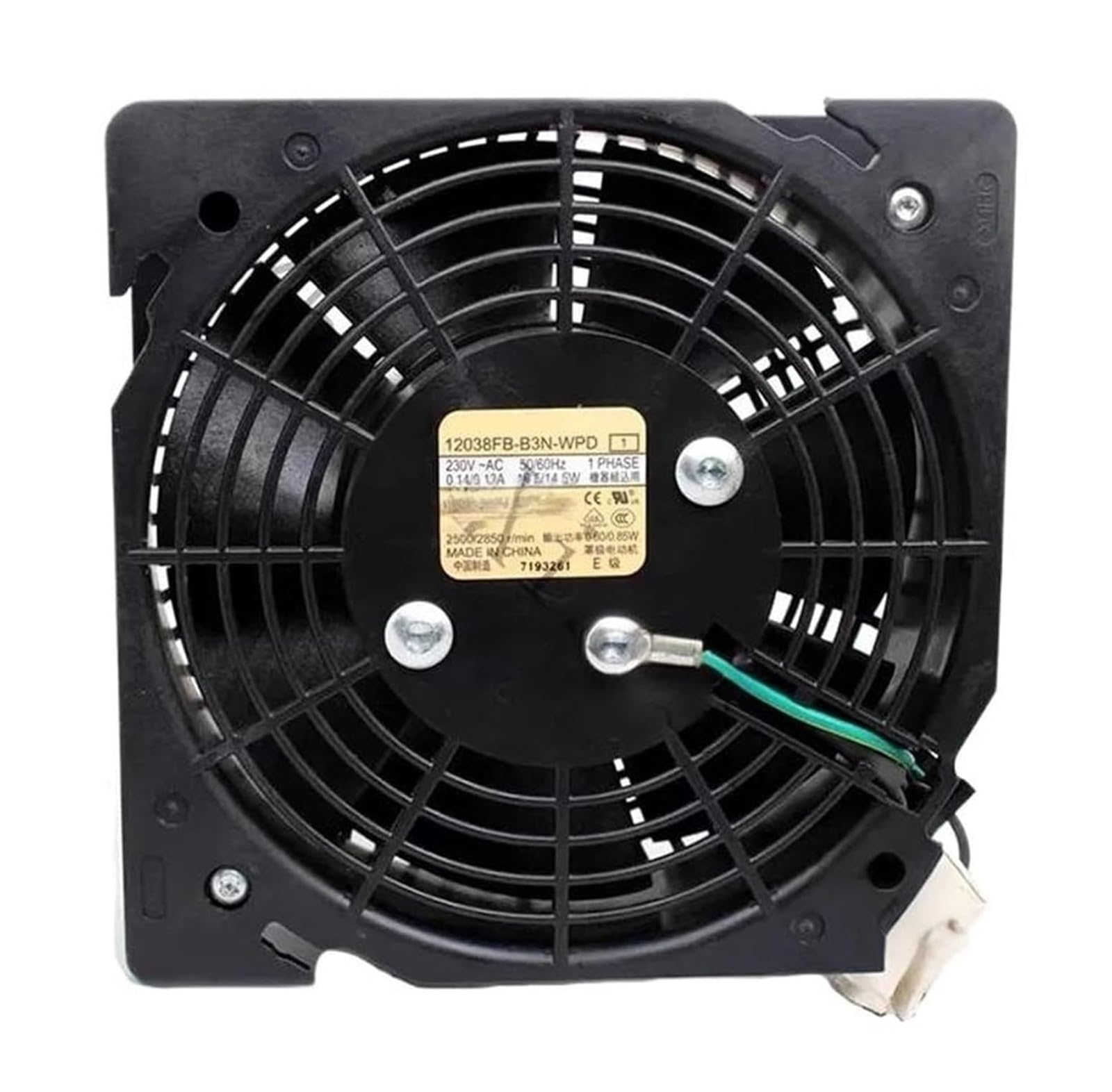 CXDFRSER 12038FB-B3N-WPD 230VAC 16.5W/14.5W Cooling Fan 12038 120 * 120 * 38mm