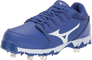 Mizuno 320588.5200.04.0550 9-Spike Swift 6 Low Womens Metal Softball Cleat Royal-White (5200) 5 1/2 (0550)