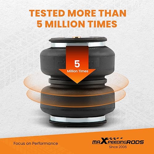 Miniatura 7 de maXpeedingrods Kit de bolsas de suspensión de aire traseras de 5000 libras y kit de compresor de aire a bordo para Dodge Ram 1500 4WD 2019-2025