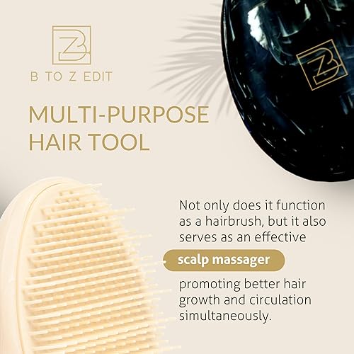 Miniatura 9 de Mini cepillo para el cabello, cepillo desenredante para el cuero cabelludo, mini monedero, esenciales de viaje, regalos para adolescentes y mujeres,